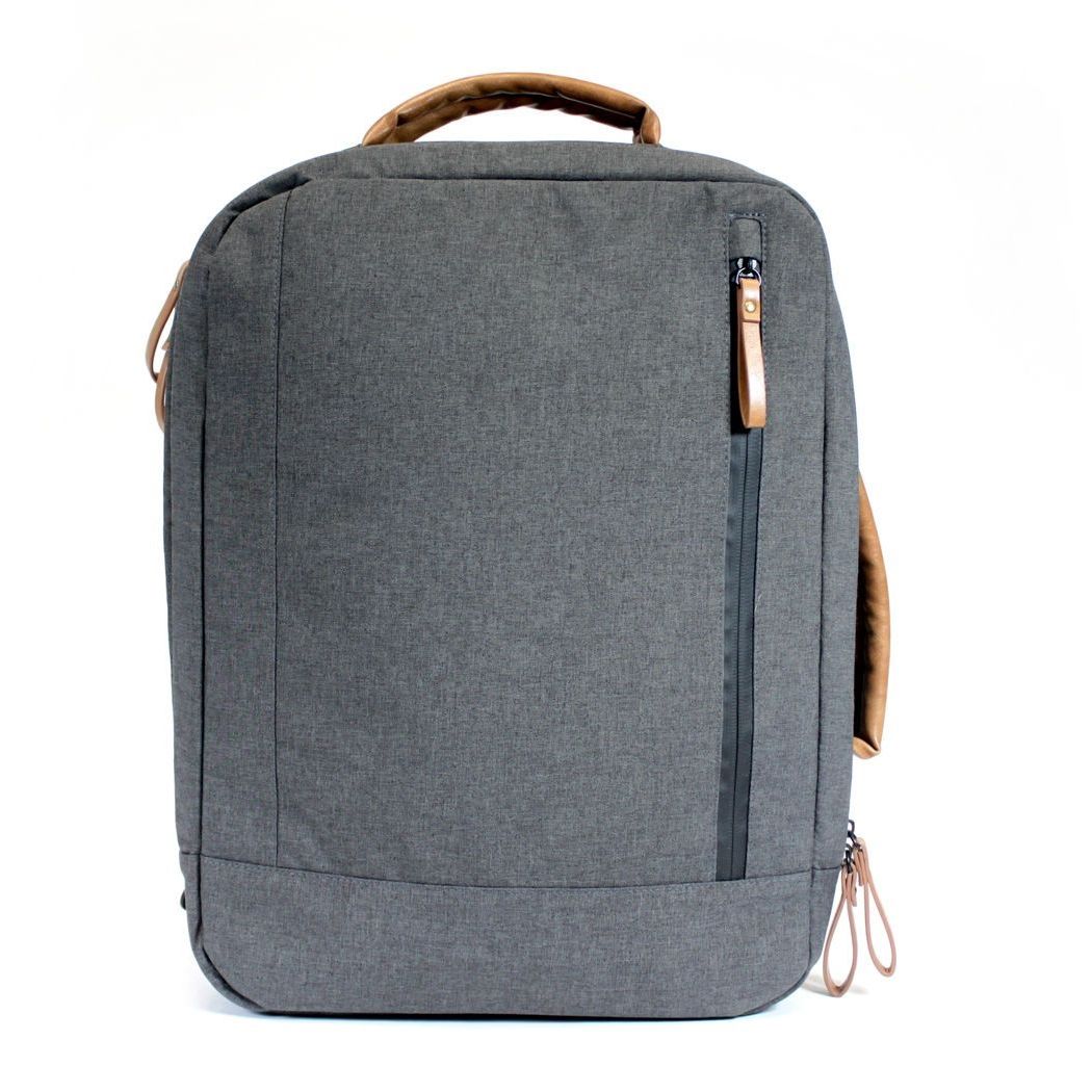 PKG Backpack - Brief Bag - Dark Grey | Wallets Online