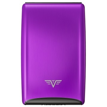 TRU VIRTU Aluminum Razor - Credit Card Case - Purple