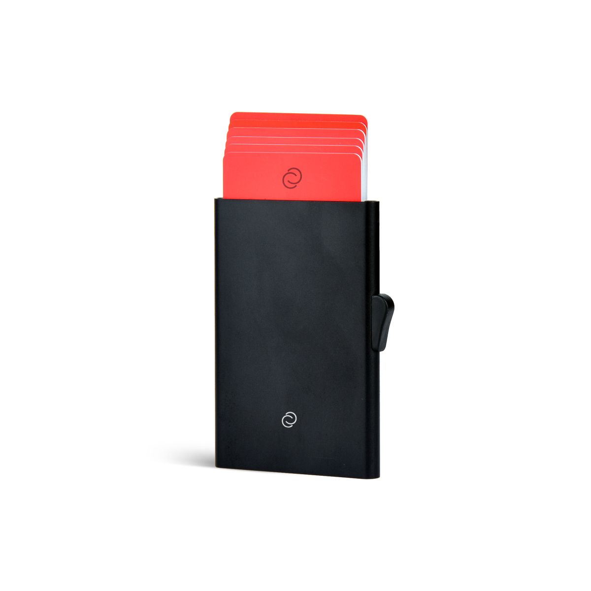 C-Secure Slim Aluminum Card Holder - Black