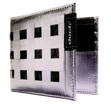 Ducti Duct Tape Bi-Fold Wallet - Silver/Black