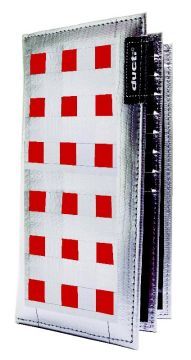 Ducti Duct Tape Checkbook Wallet - Silver/Red