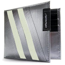 Ducti Duct Tape Bi-Fold Wallet - Silver/Glow