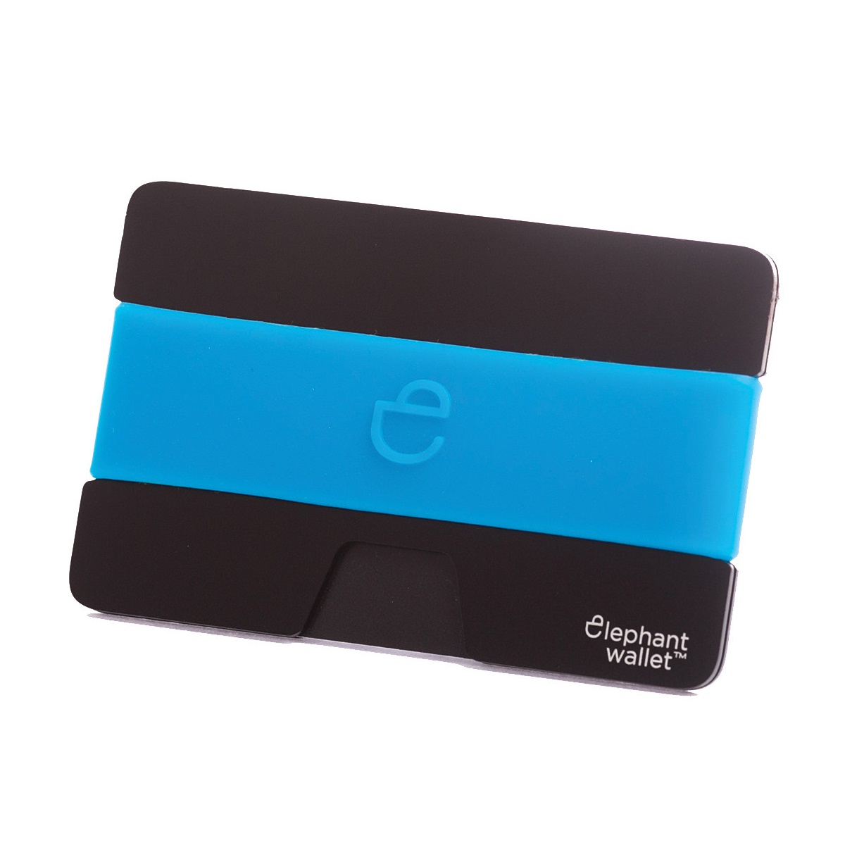 elephant Minimalist Aluminum Wallet - Black/Blue