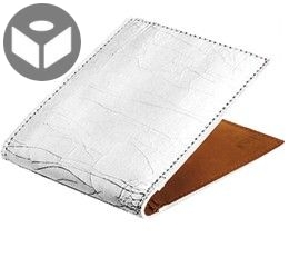 J.FOLD Havana Leather Wallet with Coin Pouch - Cracked Ivory