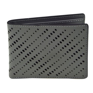 J.FOLD Reverb Leather Wallet - Grey