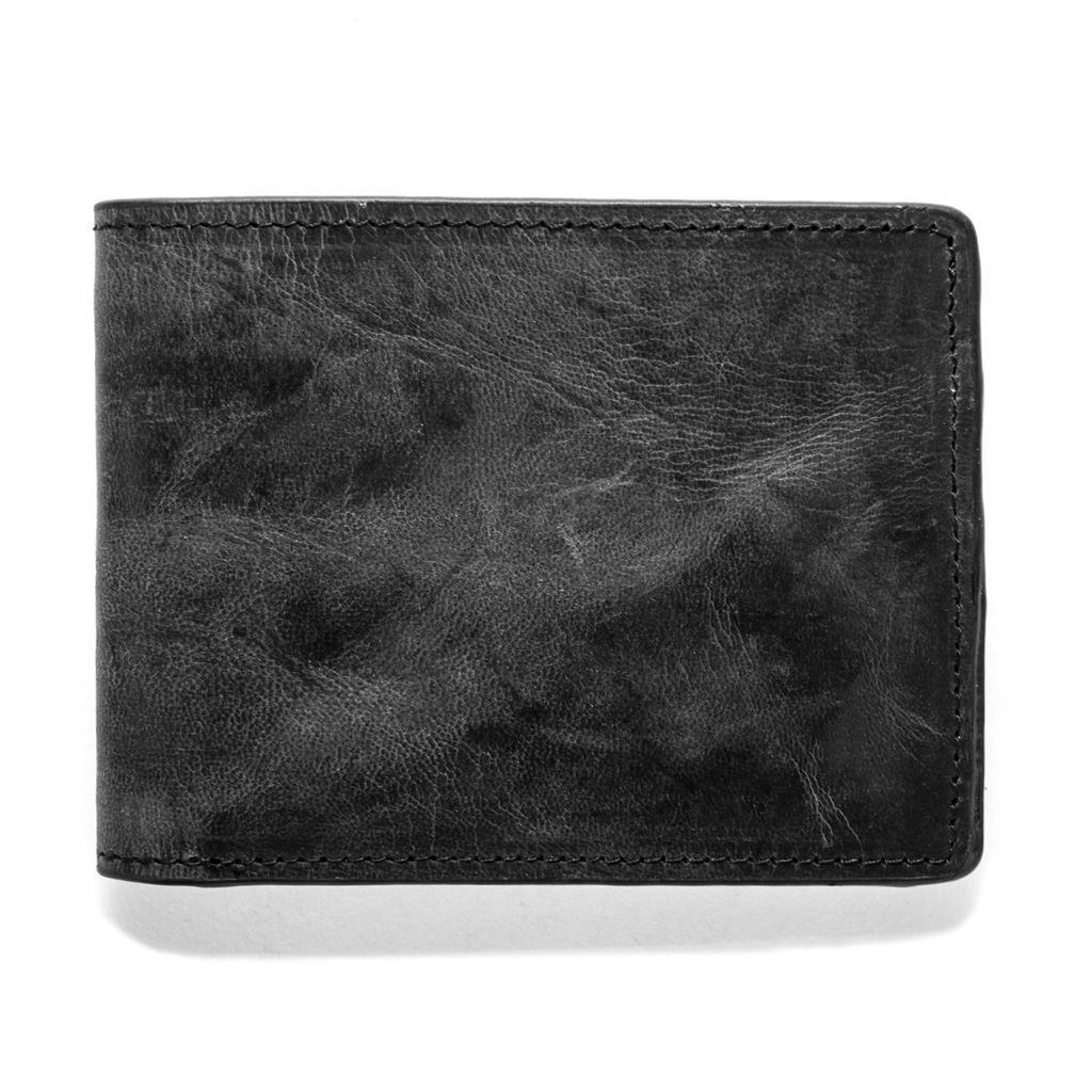 J.FOLD Leather Wallet Petrol - Black
