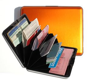 OGON Aluminum Wallet Big - Orange