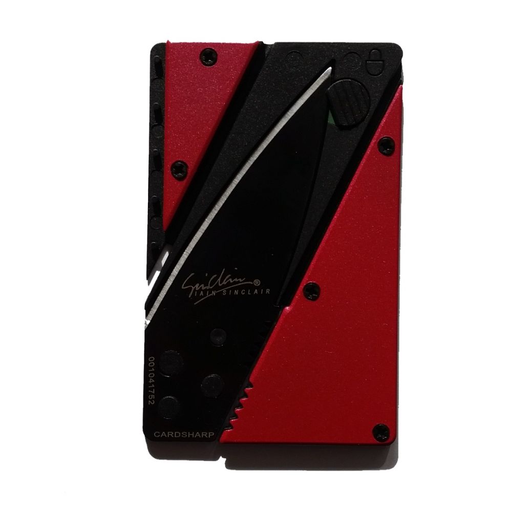 WALLET Aluminum Card Sharp Wallet - Red