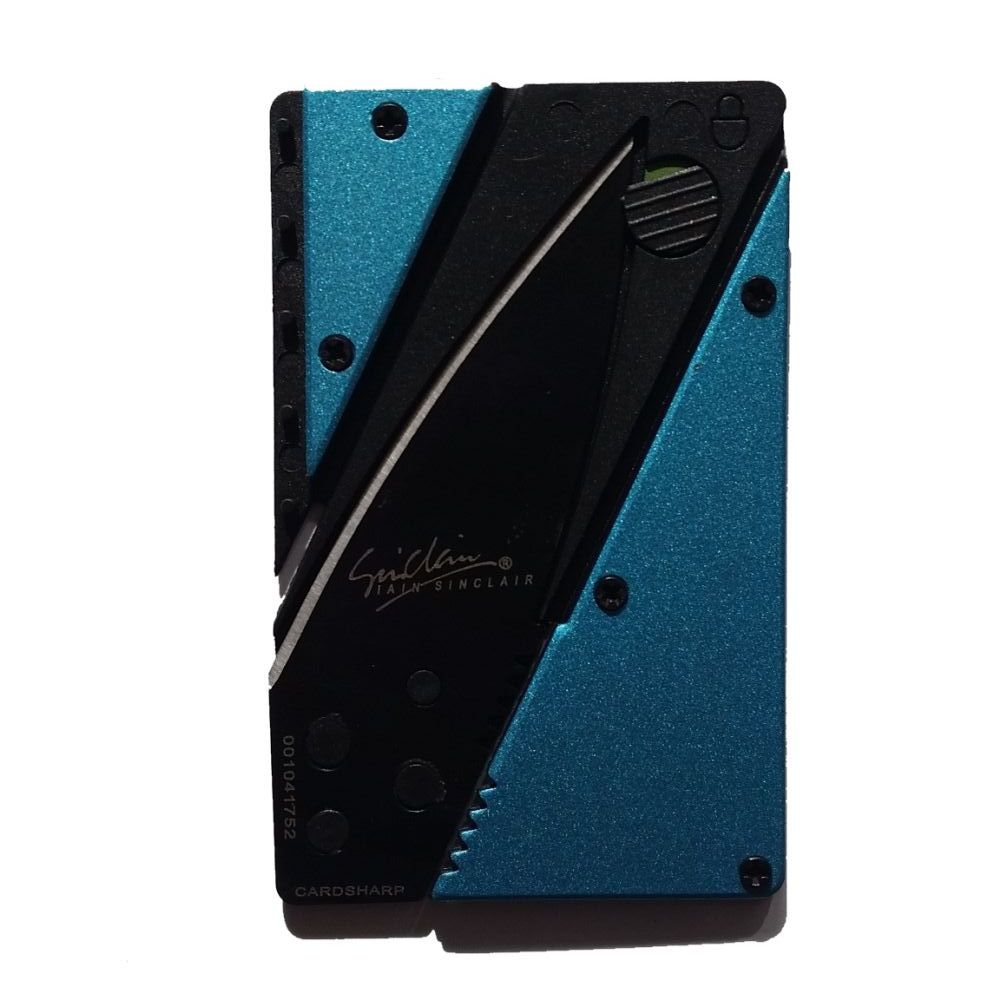 WALLET Aluminum Card Sharp Wallet - Blue