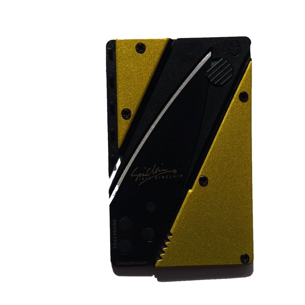 WALLET Aluminum Card Sharp Wallet - Yellow