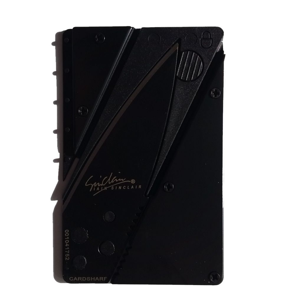 WALLET Aluminum Card Sharp Wallet - Black