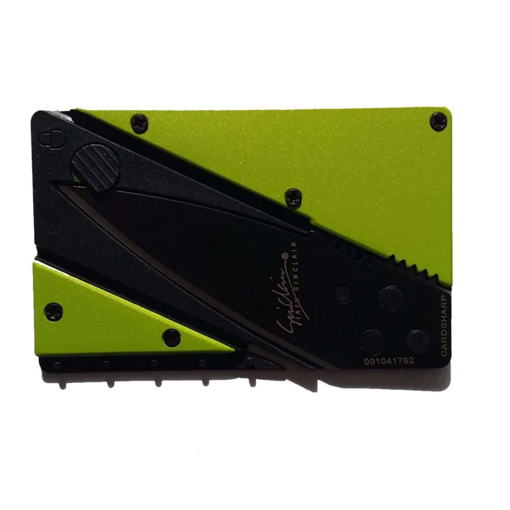 WALLET Aluminum Card Sharp Wallet - Green