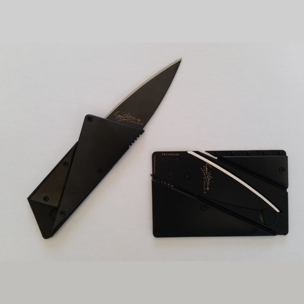 WALLET Aluminum Card Sharp Wallet - Black