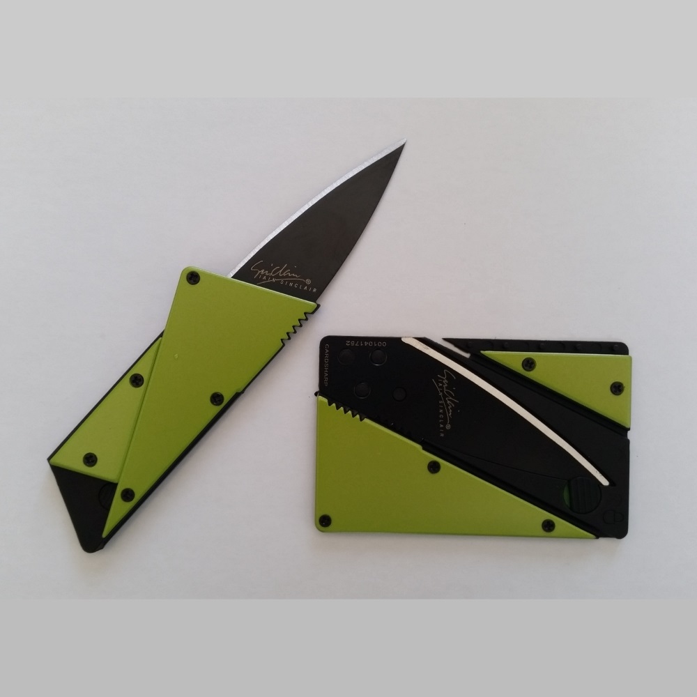WALLET Aluminum Card Sharp Wallet - Green