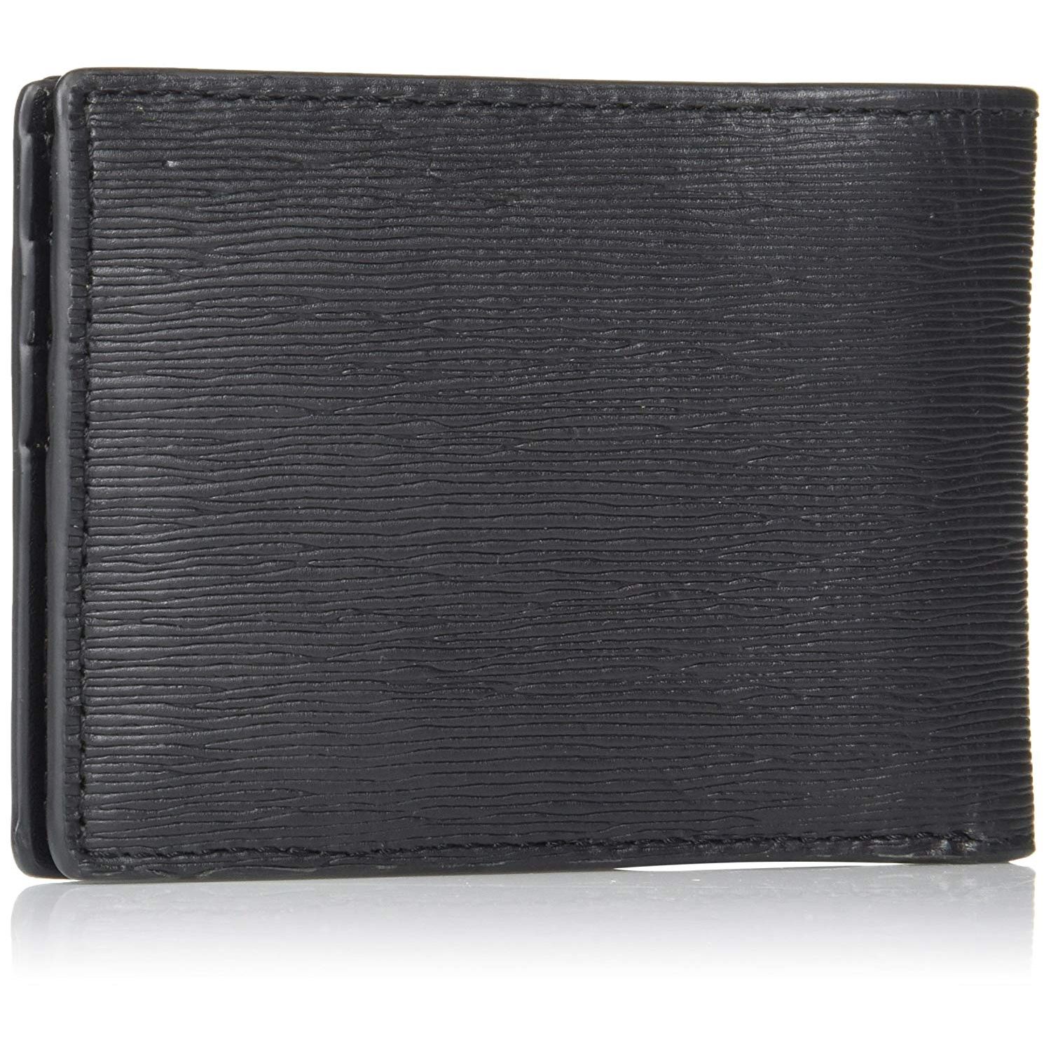 WALLET Calvin Klein Mens Textured Slimfold - Black