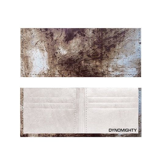 Dynomighty Tyvek Billfold - Scratched Metal