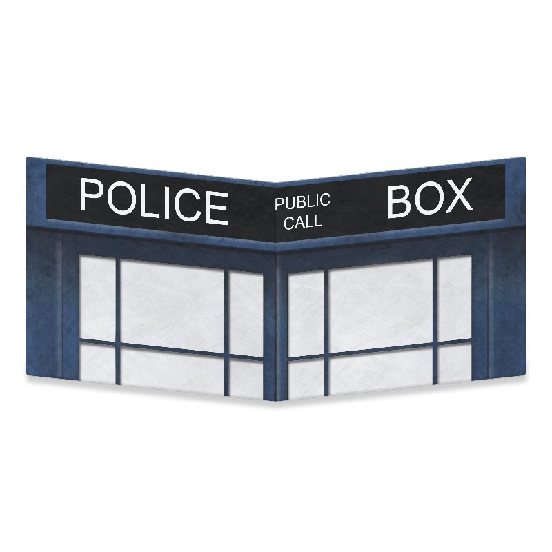 Dynomighty Mighty Wallet - Blue Police Box