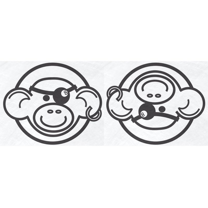 Dynomighty Mighty Wallet - Monkey Be Happy