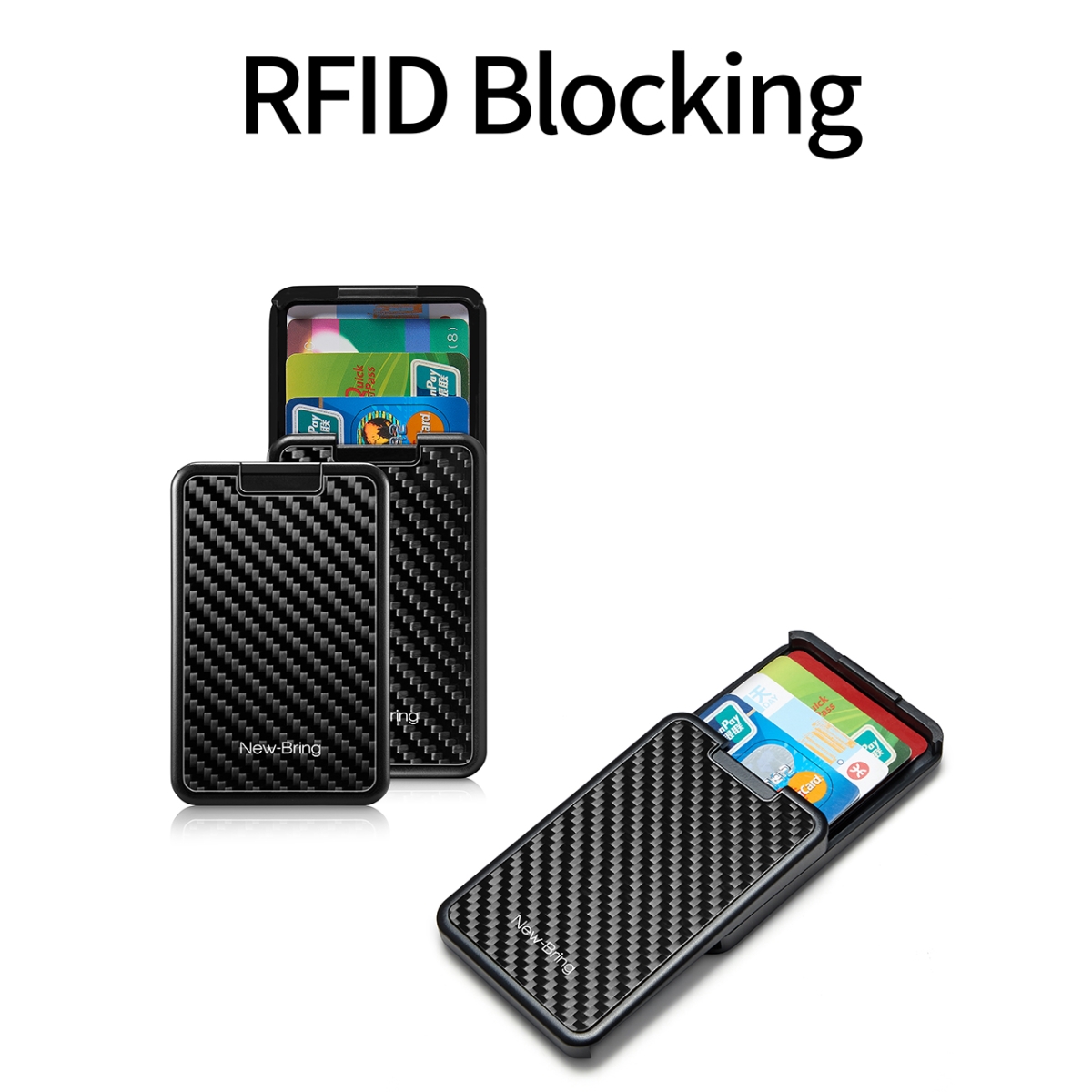 WALLET Slide RFID Wallet - Carbon