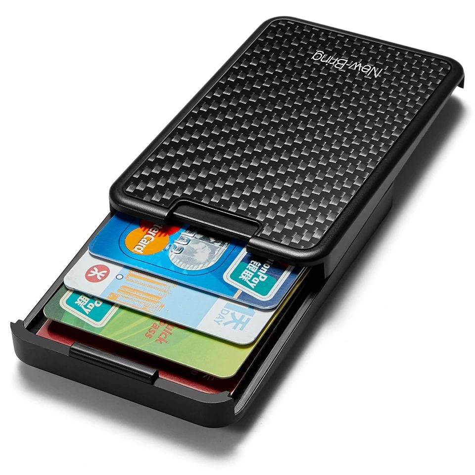 Slide RFID Wallet - Carbon