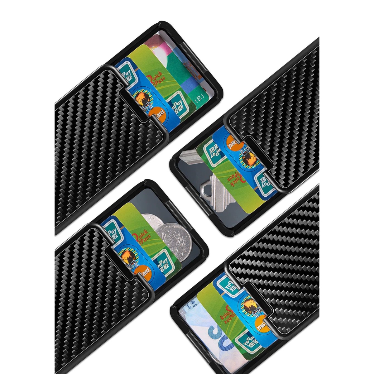 WALLET Slide RFID Wallet - Carbon