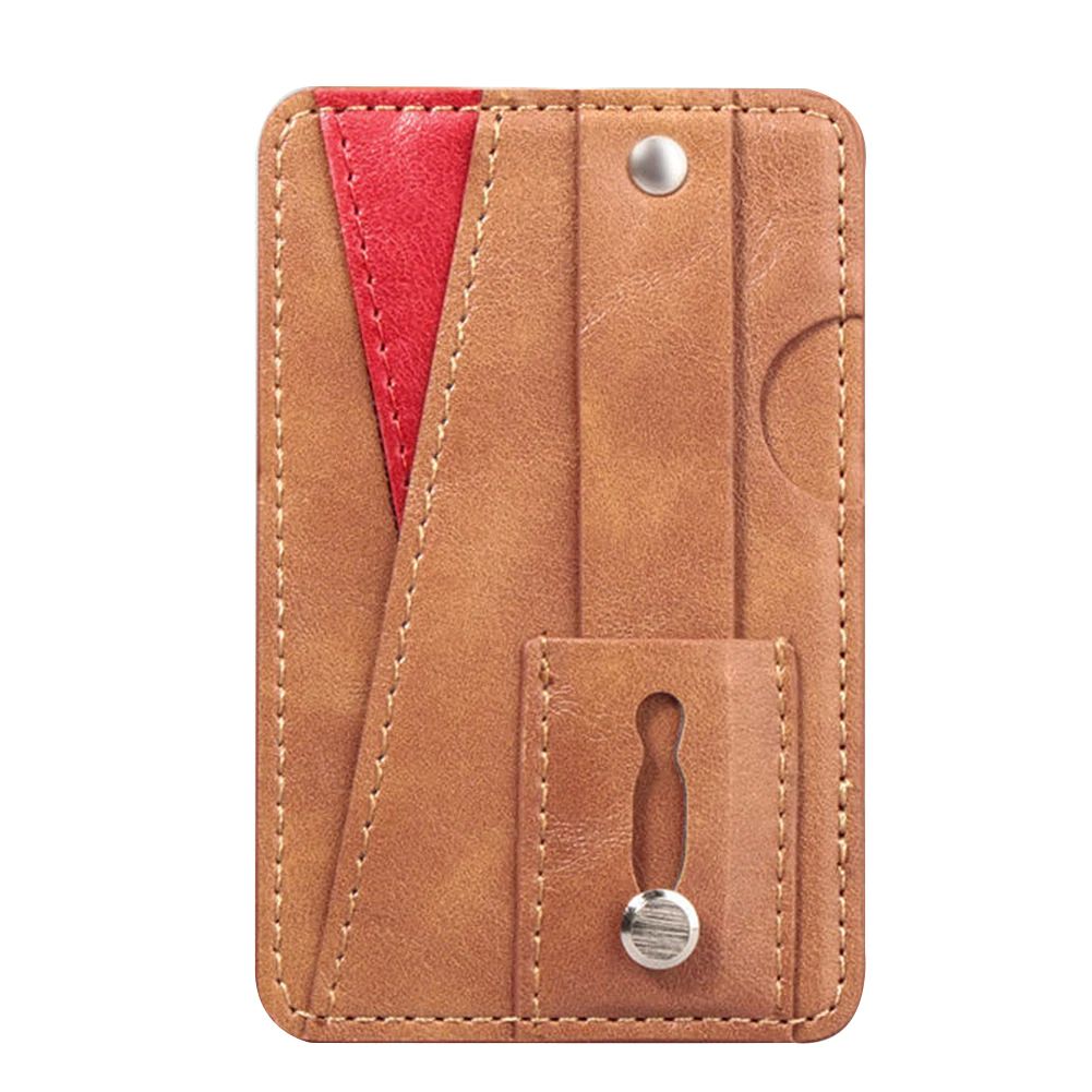 Phone Wallet Card Holder - Brown