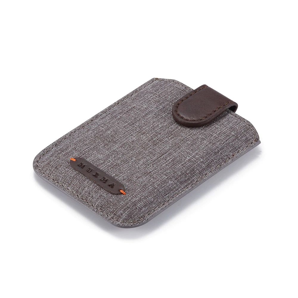 WALLET RFID Phone Wallet Card Holder - Grey / Grey