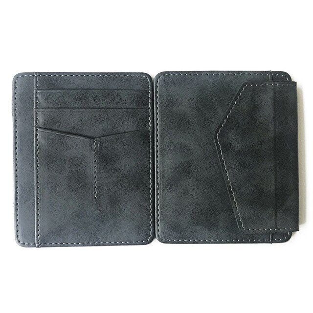 WALLET Magic Wallet With Snap Coin Pocket - Black