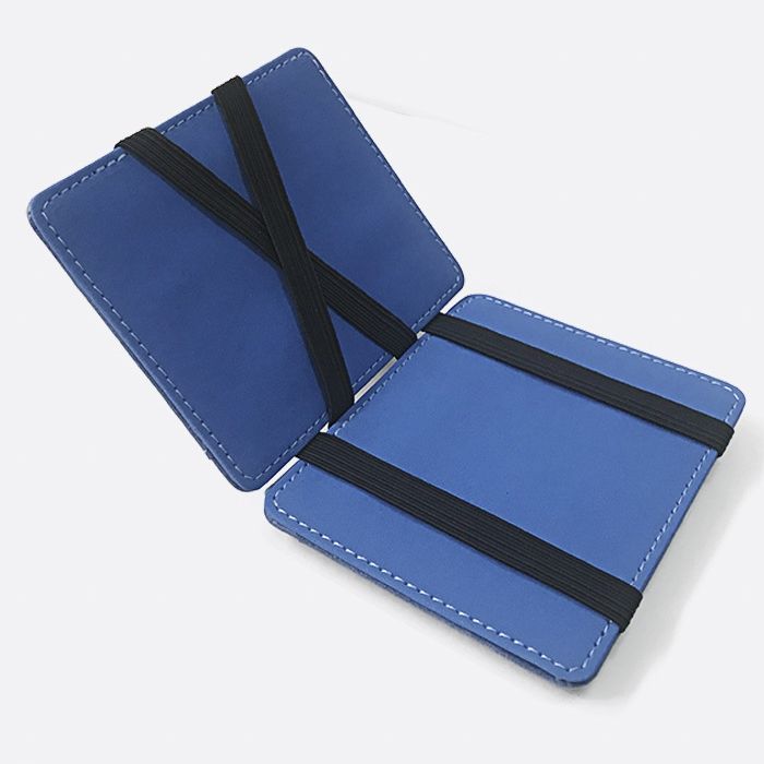 WALLET Magic Wallet With Snap Coin Pocket - Blue