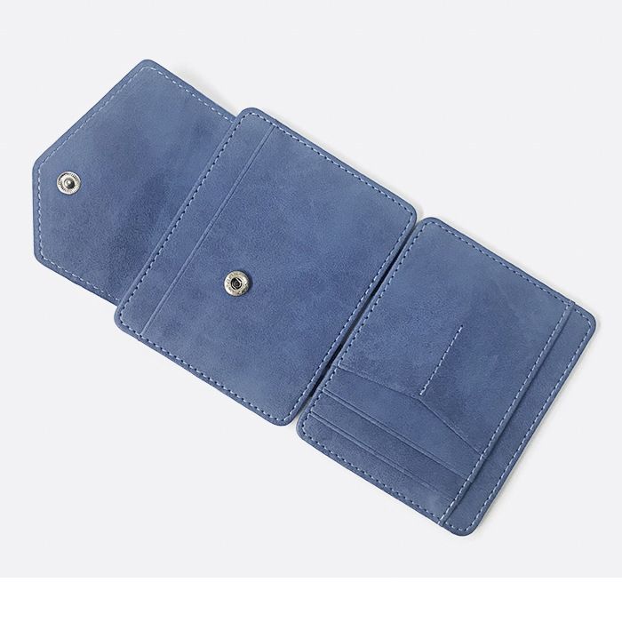WALLET Magic Wallet With Snap Coin Pocket - Blue
