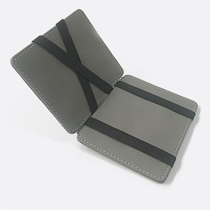 WALLET Magic Wallet With Snap Coin Pocket - Grey