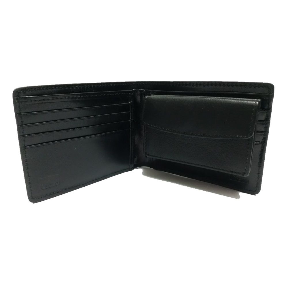 WALLET Removable Coin Pouch - Black