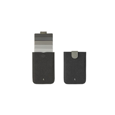 Minimalist sleeve wallet - Black/Grey