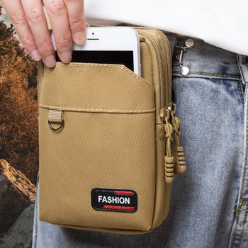 WALLET Upgraded Belt Waist Bag For Mobile Phone  - Black