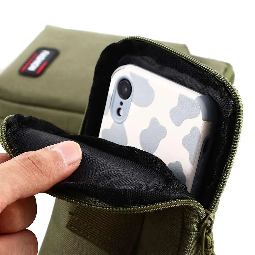 WALLET Upgraded Belt Waist Bag For Mobile Phone  - Black