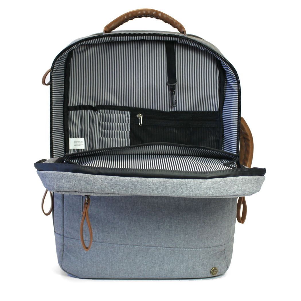 PKG Backpack - Brief Bag - Light Grey