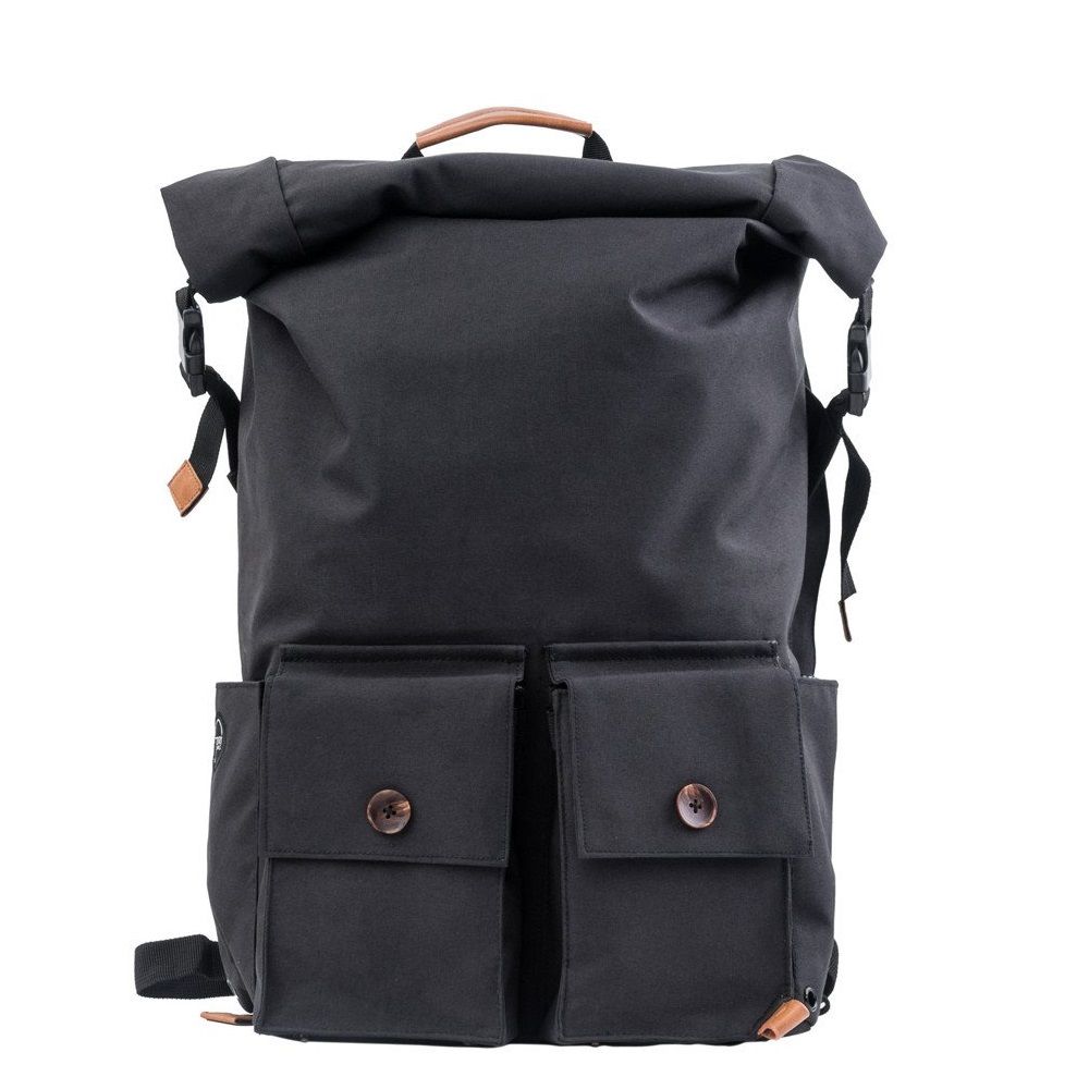 PKG Backpack Rolltop Pack  - Black