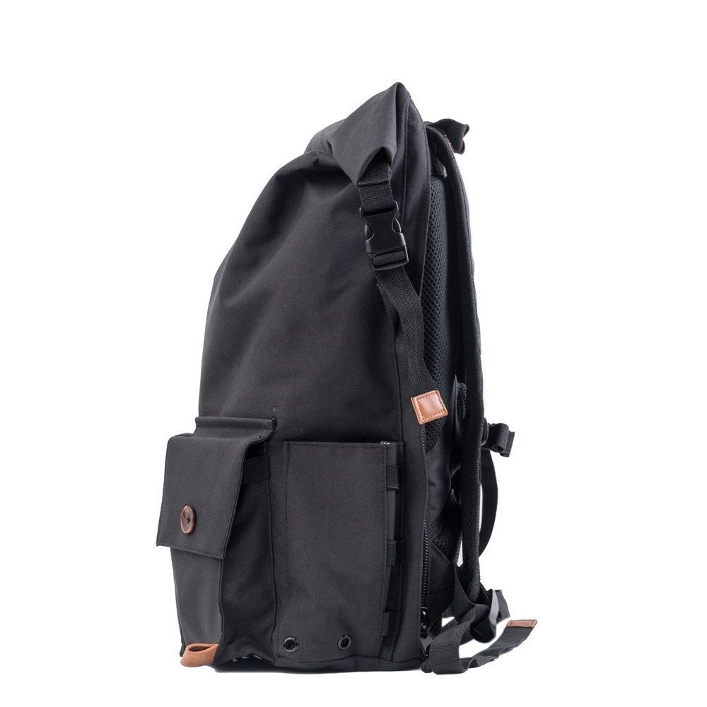 PKG Backpack Rolltop Pack  - Black
