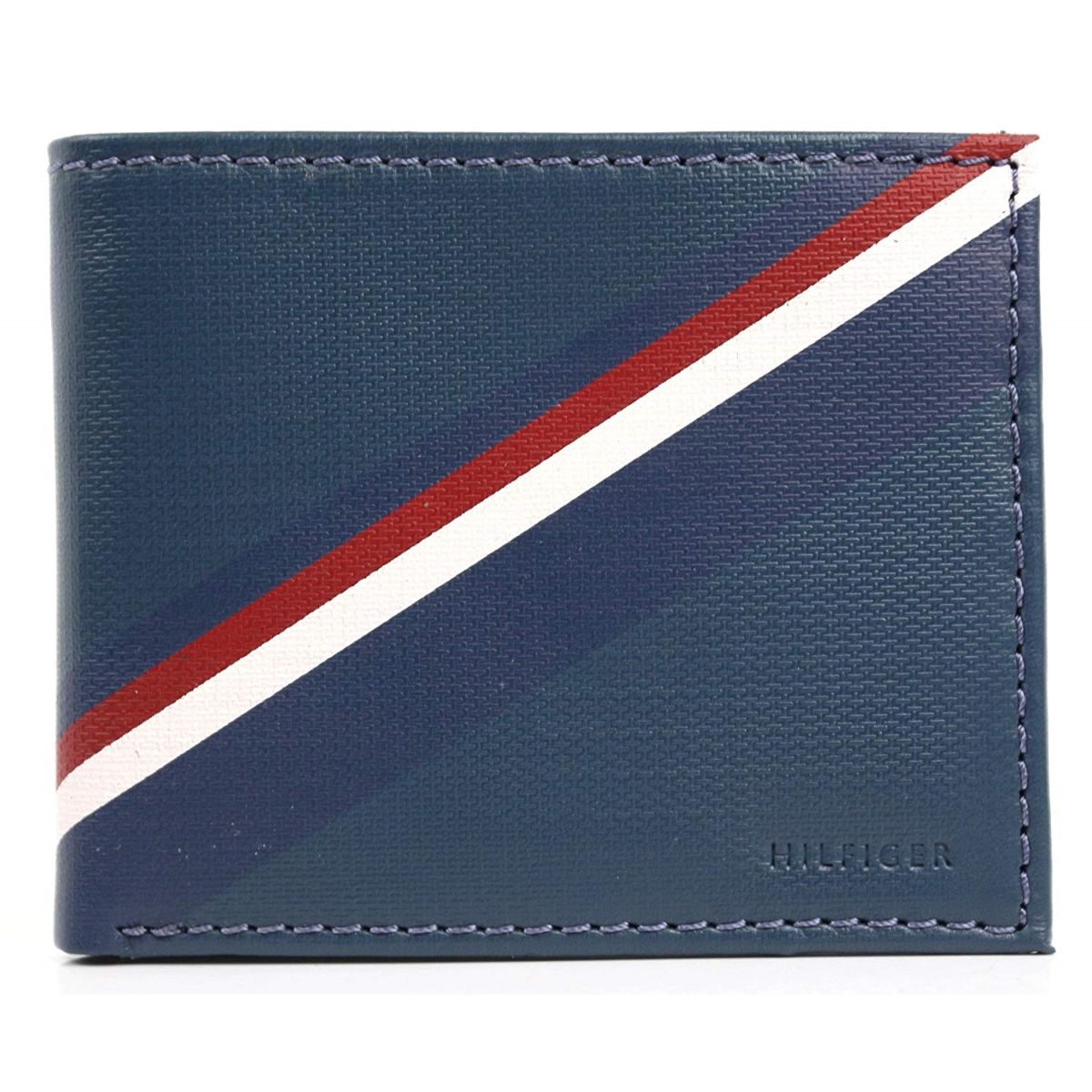 WALLET Tommy Hilfiger Leather Billfold Wallet - Navy