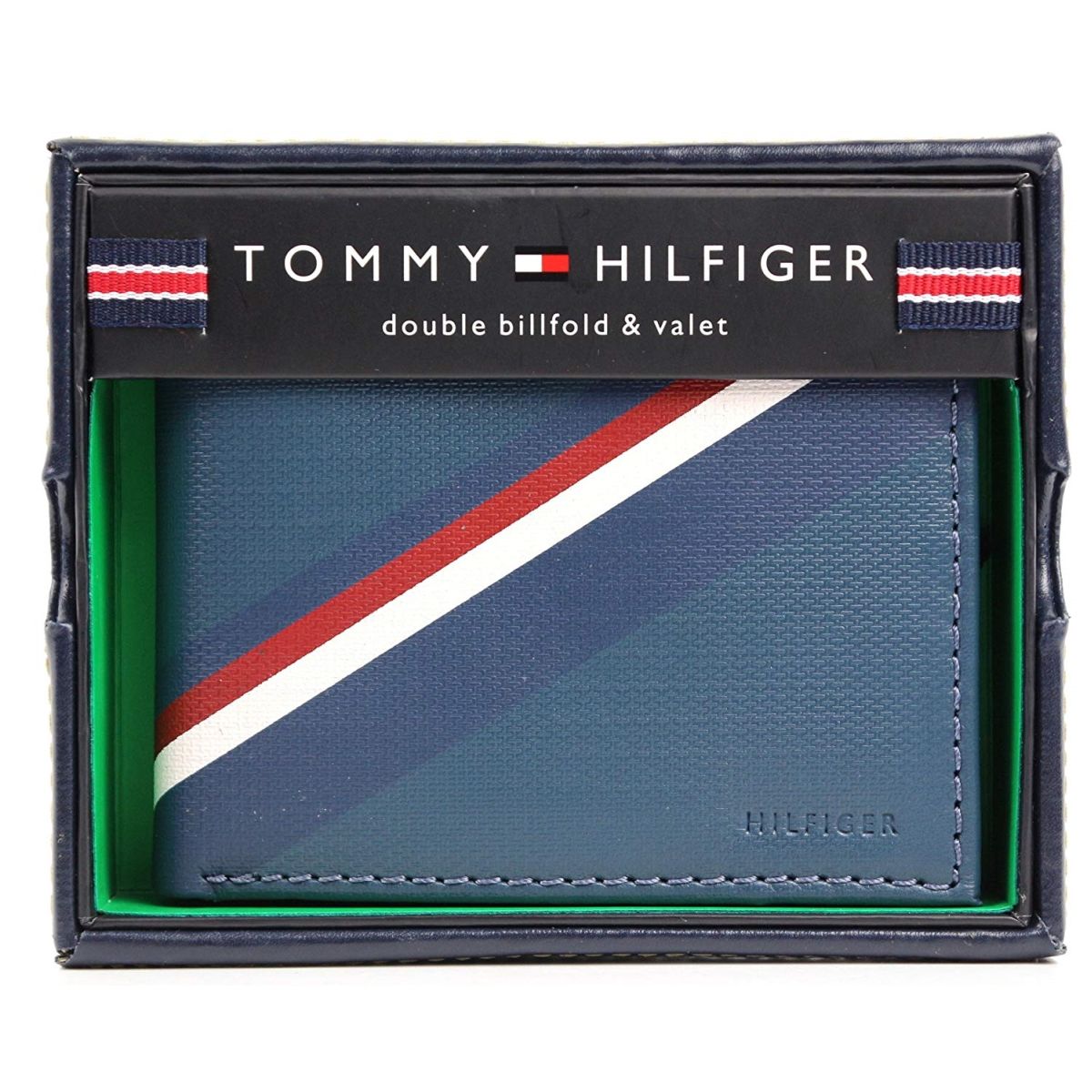 WALLET Tommy Hilfiger Leather Billfold Wallet - Navy
