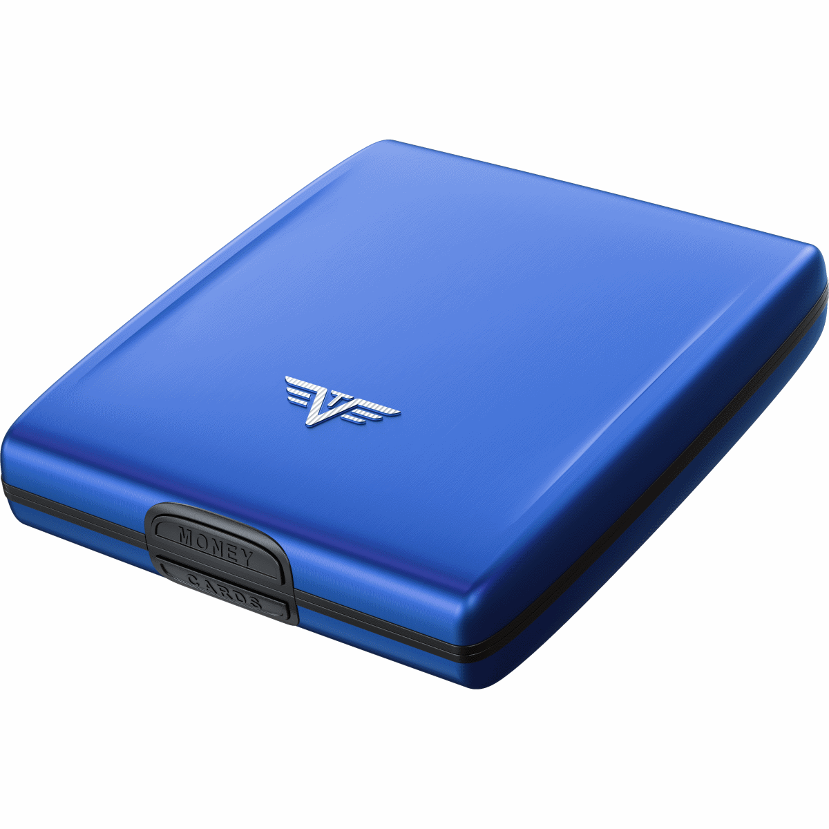 TRU VIRTU Aluminum Wallet Beluga - Money & Cards - Blue