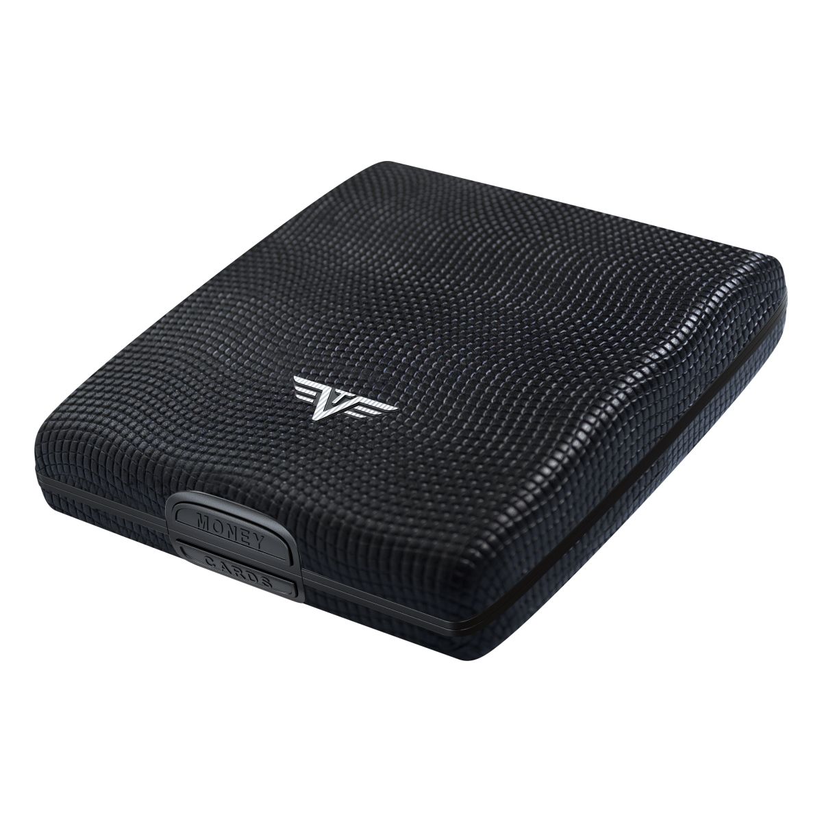 Aluminum Wallet Beluga - Money & Cards - Leather Line - Lizard Black