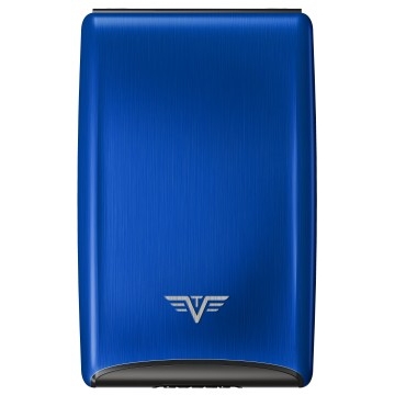 TRU VIRTU Aluminum Razor - Credit Card Case - Blue