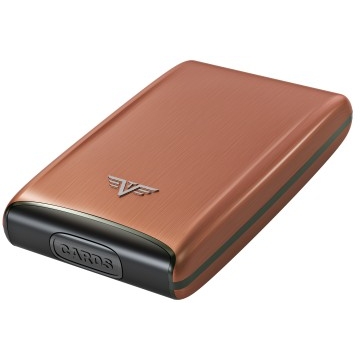 TRU VIRTU Aluminum Razor - Credit Card Case - Coffee