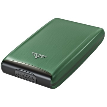 TRU VIRTU Aluminum Razor - Credit Card Case - Green