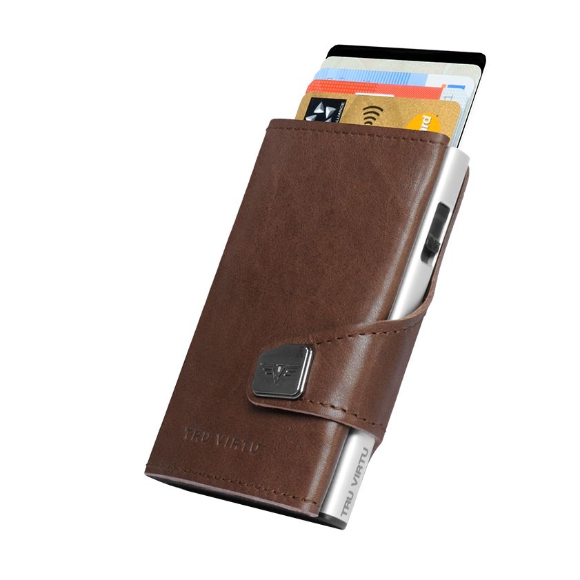 TRU VIRTU Click n Slide Wallet - Dakota Cigar