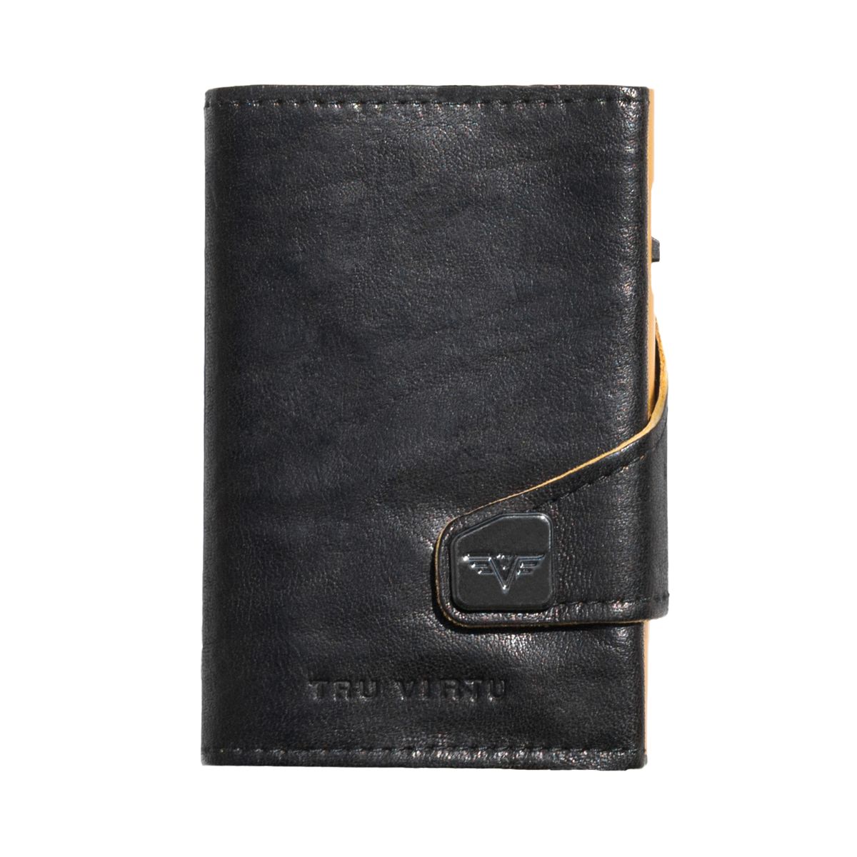 TRU VIRTU Click n Slide Wallet - Caramba Black / Gold