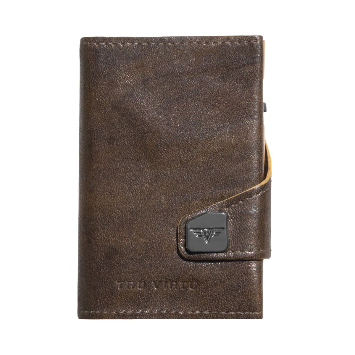 TRU VIRTU Click n Slide Wallet - Caramba Moss green / Gold