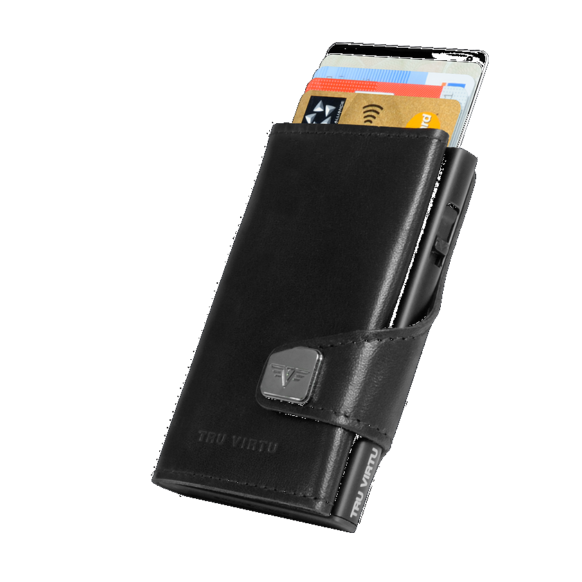 Click n Slide Wallet - Nappa Black