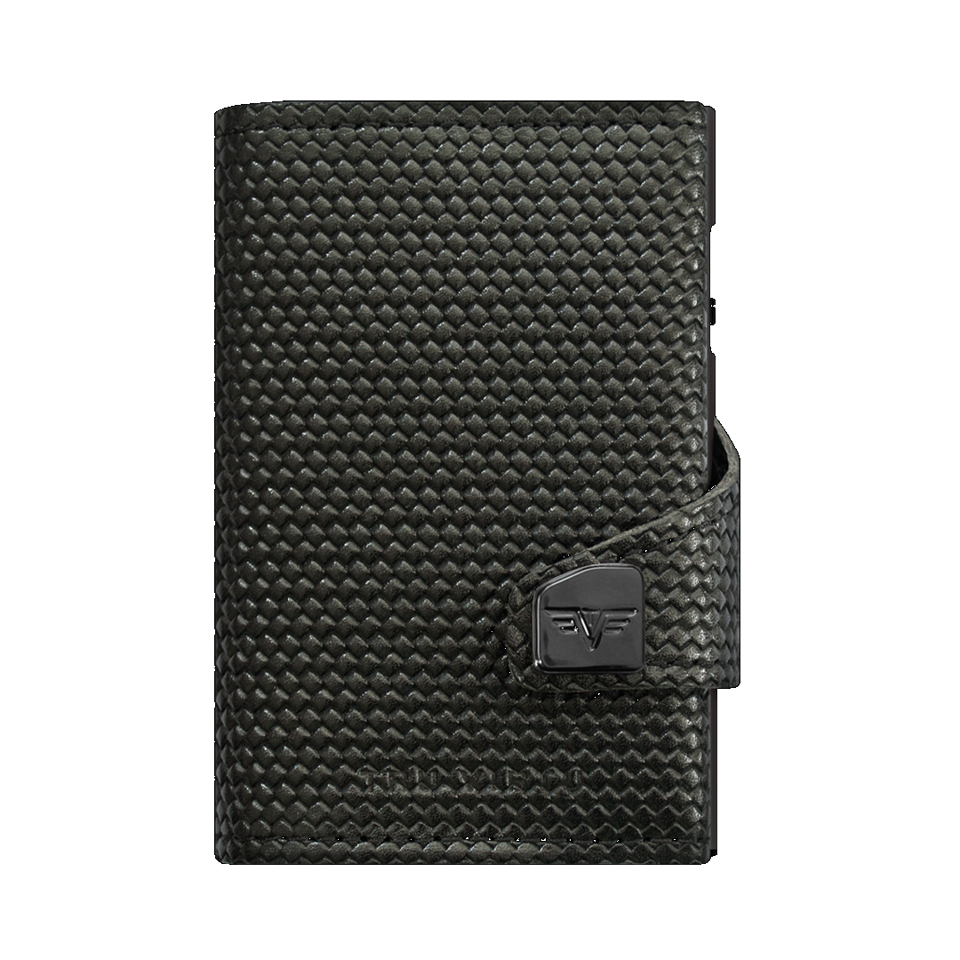 TRU VIRTU Click n Slide Wallet - Carbon